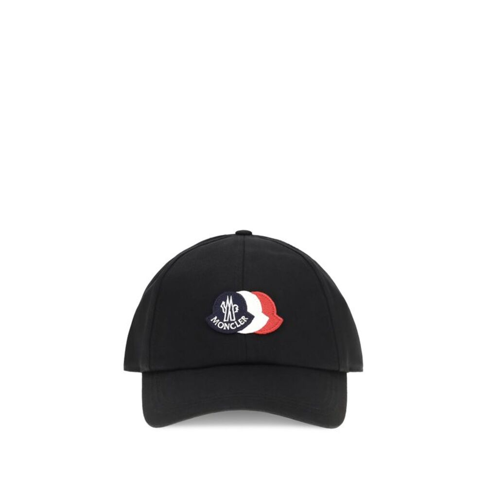 Moncler Men Baseball Cap With Tricolour Logo